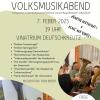 Volksmusikabend in Kooperation mit der Musikschule Deutschkreutz und dem BVLW